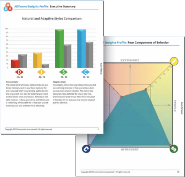 Package Two – Gold profile report sample
