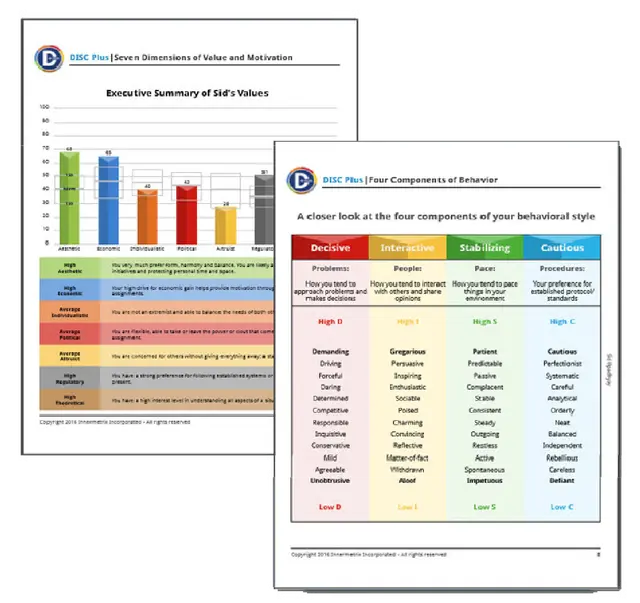 Platinum package sample report